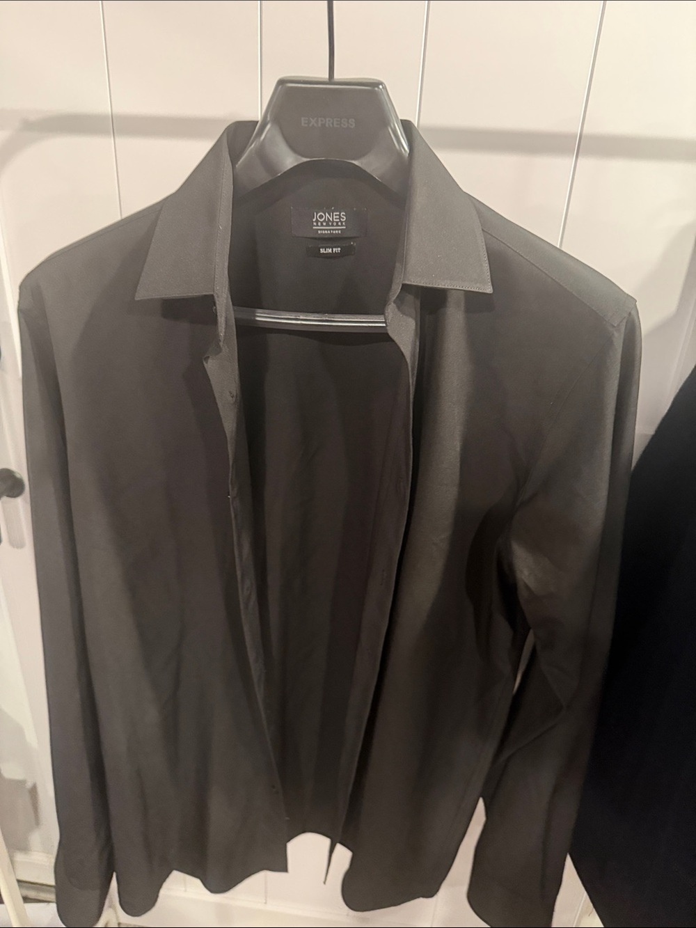 Jones New York Men's Black Lightweight Shirt Jacket